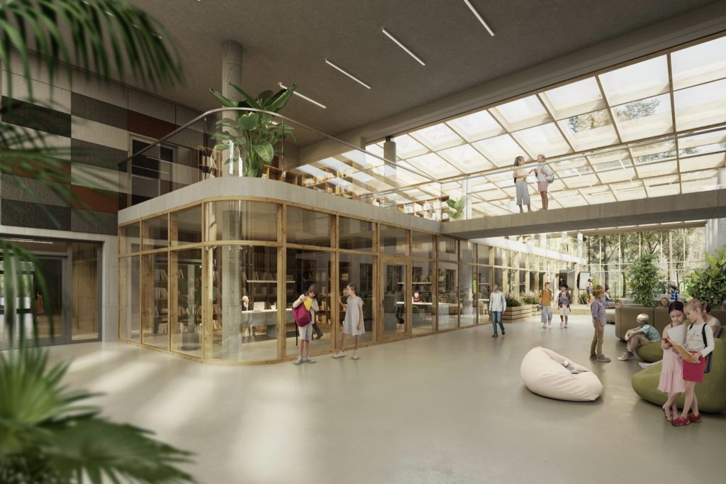 Mokyklos g. 1 (Mokyklos g. 1) - Primary and secondary education - visualization