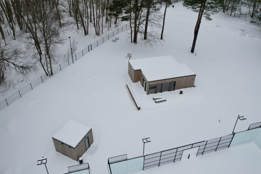 Padelis ir teniso kortai Šlaito g. 18A (Šlaito g. 18a) - Sports arena, Sports field or court - construction photos