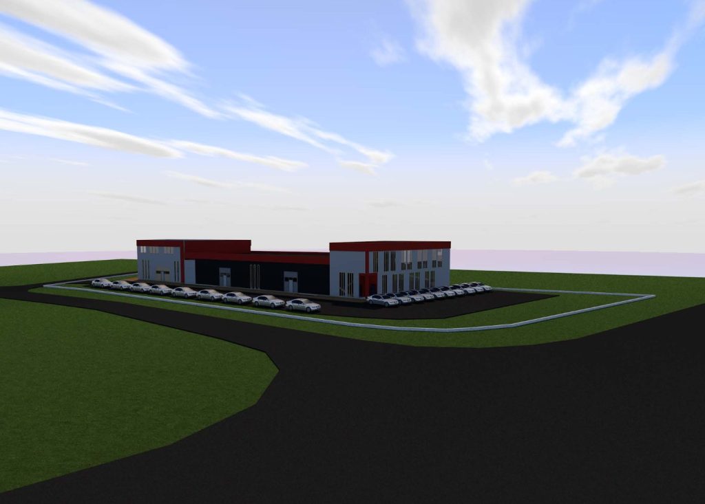 Pelėdų g. 1 (Pelėdų g. 1) - Car wash, Food services, Showroom / Service center - visualization