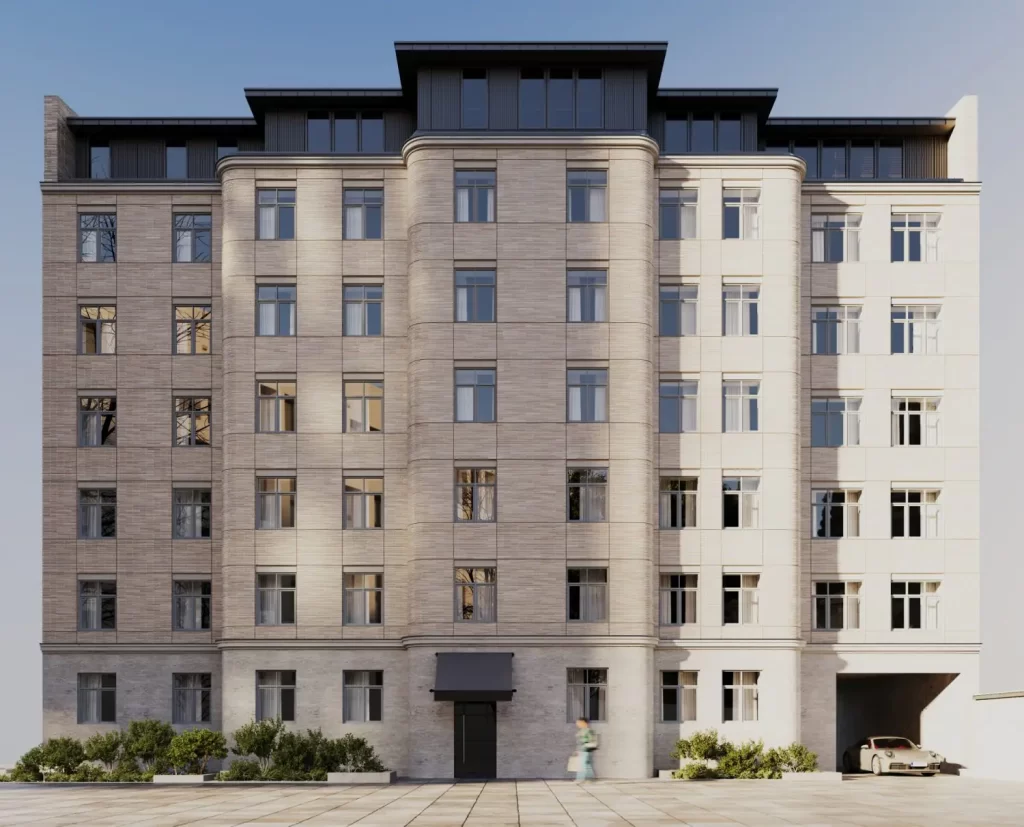 Colonel’s House (Pulkveža Brieža iela 15, 15A) - Multi apartment, Office center - visualization