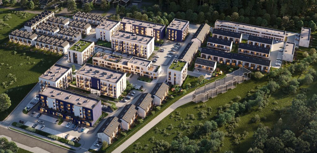 Riverland 3 etapas (sublokuoti namai) (Lazdynėlių g. 57) - Row housing - visualization