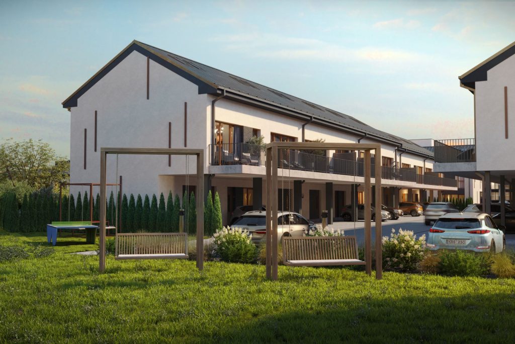 Riverland 3 etapas (sublokuoti namai) (Lazdynėlių g. 57) - Row housing - visualization