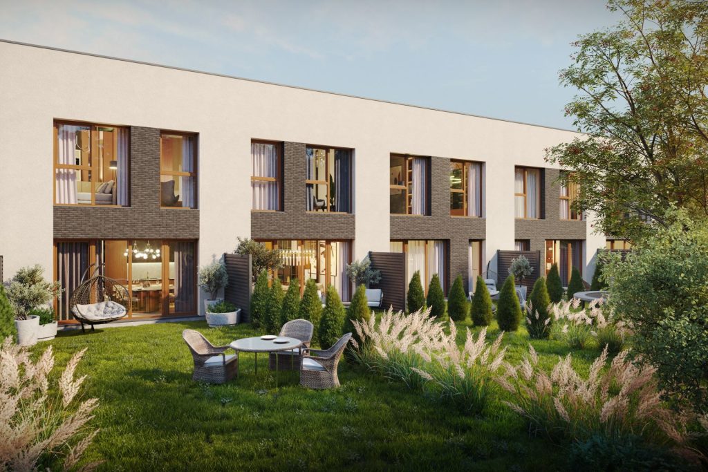 Riverland 3 etapas (sublokuoti namai) (Lazdynėlių g. 57) - Row housing - visualization