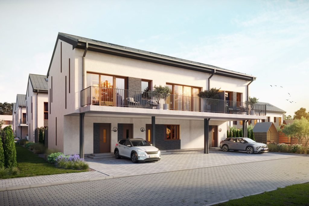 Riverland 3 etapas (sublokuoti namai) (Lazdynėlių g. 57) - Row housing - visualization