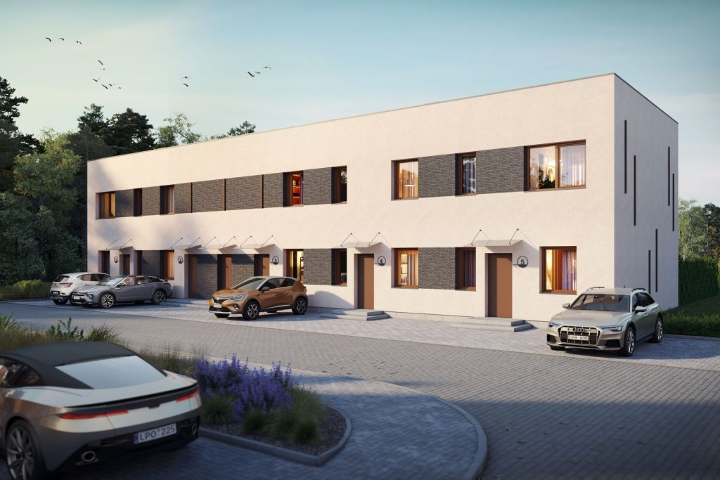 Riverland 3 etapas (sublokuoti namai) (Lazdynėlių g. 57) - Row housing - visualization