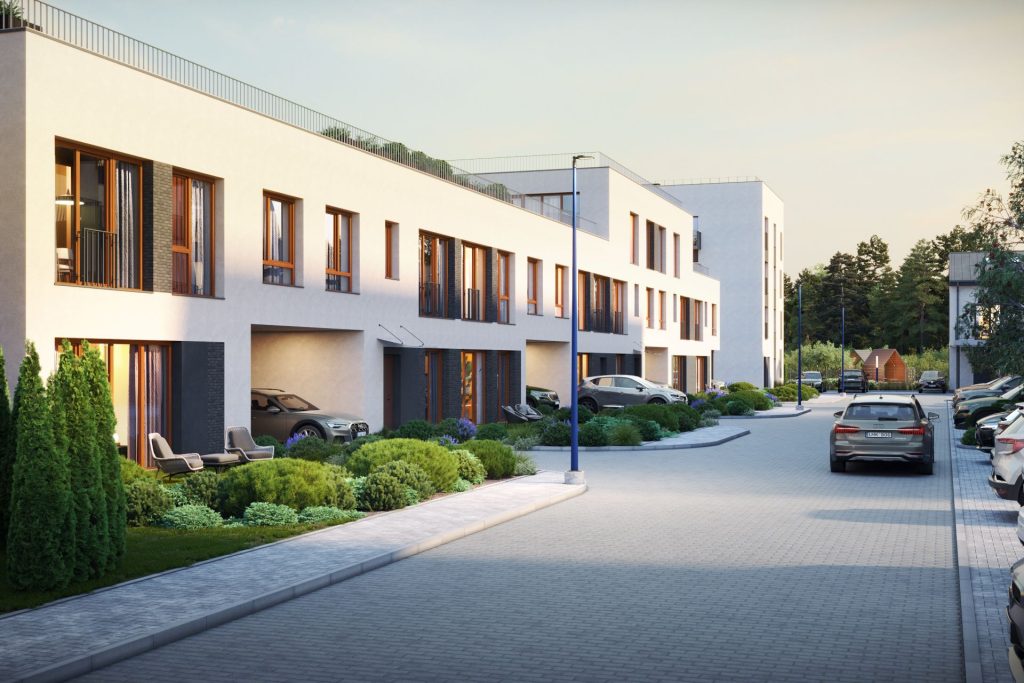 Riverland 3 etapas (sublokuoti namai) (Lazdynėlių g. 57) - Row housing - visualization