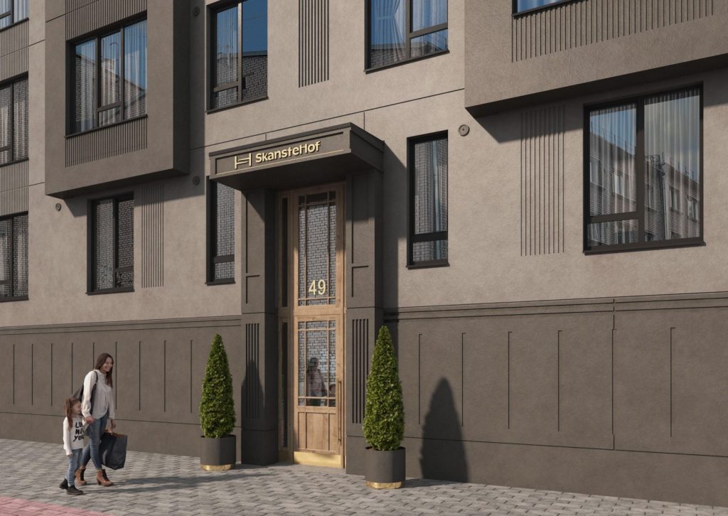 Skanstehof (Hospitāļu iela 49) - Daugiabutis - vizualizacija