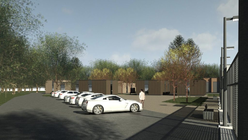 Padelis ir teniso kortai Šlaito g. 18A (Šlaito g. 18a) - Sports arena, Sports field or court - visualization