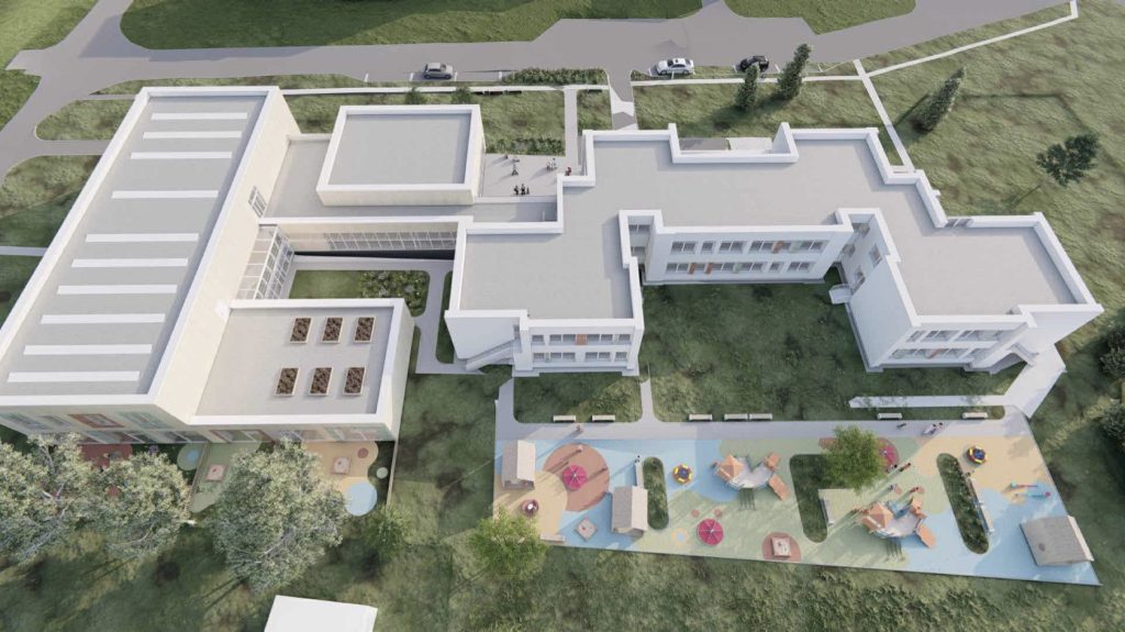 Statybininkų g. 8 (Statybininkų g. 8, Nemėžio k., Nemėžio sen.) - Ikimokyklinio ugdymo įstaiga - vizualizacija