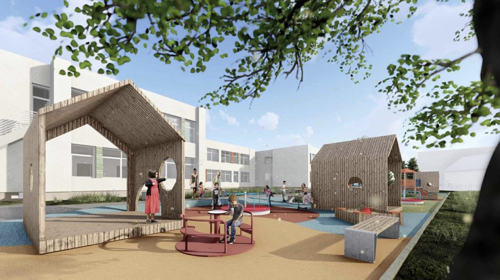 Statybininkų g. 8 (Statybininkų g. 8, Nemėžio k., Nemėžio sen.) - Ikimokyklinio ugdymo įstaiga - vizualizacija