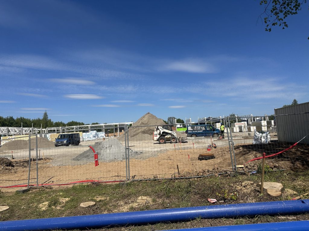 IKI prekybos centras Bičiulių g. 36 (Bičiulių g. 36) - Health center, Shopping center - construction photos