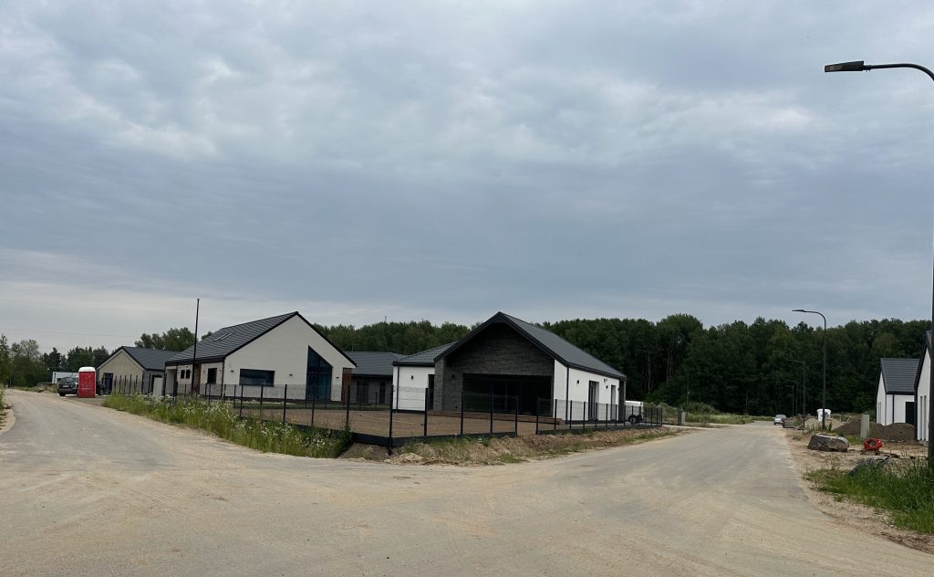 Kunigiškių perlas (namai) (Fazanų g. 3, 5, Putpelių g. 1, 2, 3, 4, 5, 6, 7, 9, 11, Alksnyno g. 18) - Private house community - construction photos