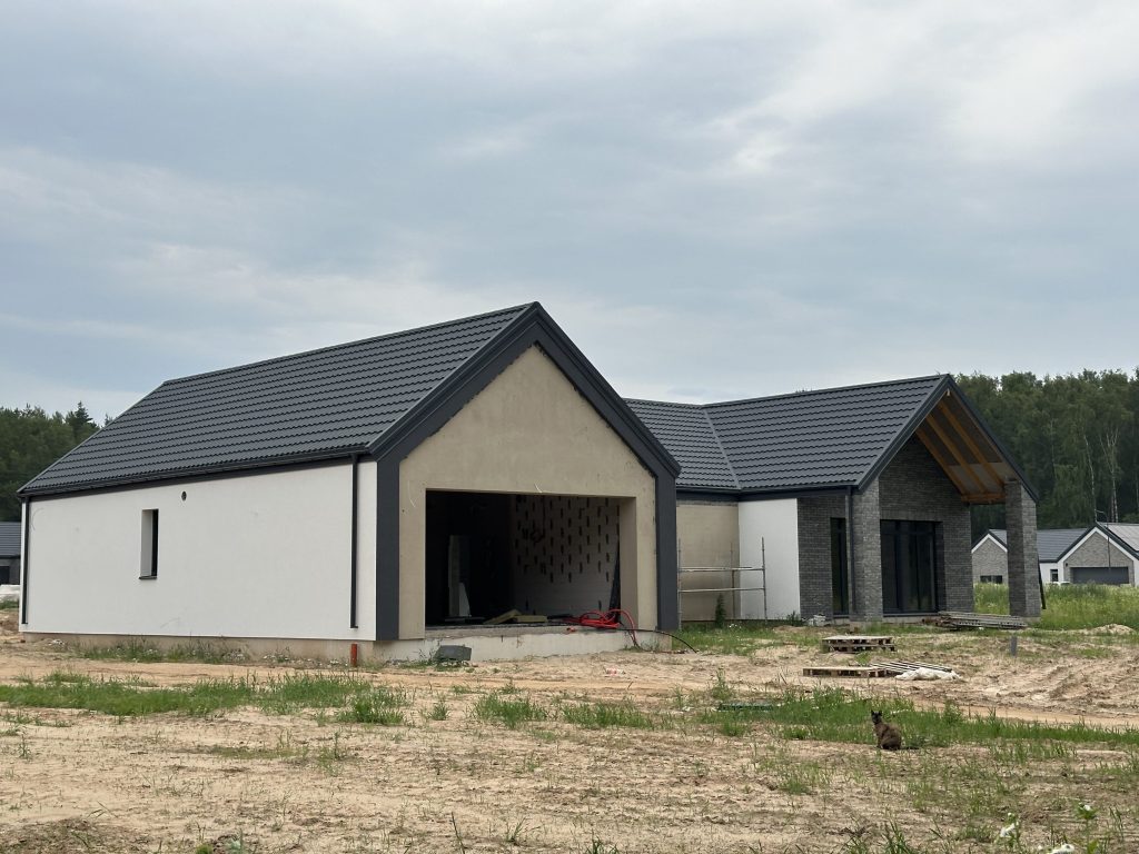 Kunigiškių perlas (namai) (Fazanų g. 3, 5, Putpelių g. 1, 2, 3, 4, 5, 6, 7, 9, 11, Alksnyno g. 18) - Private house community - construction photos