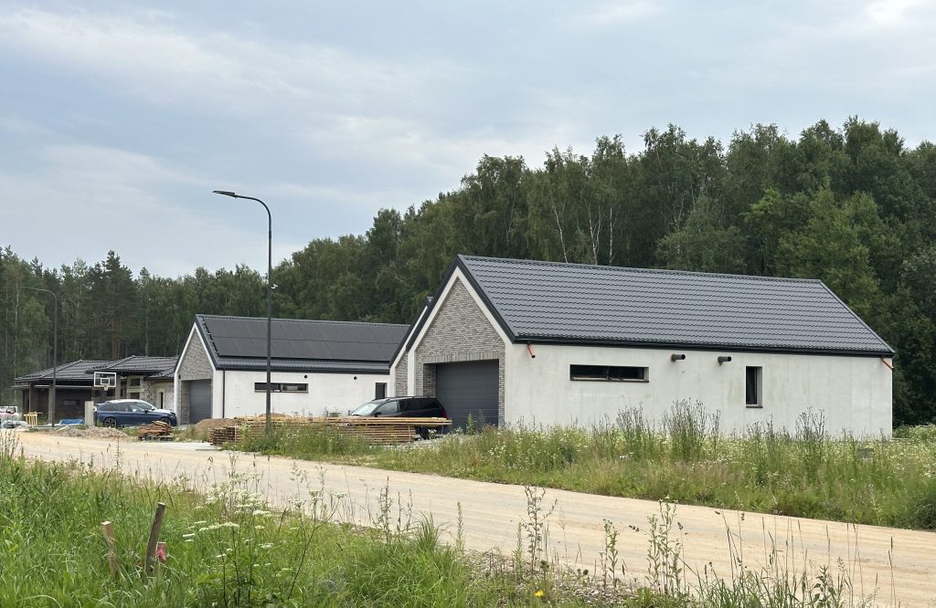 Kunigiškių perlas (namai) (Fazanų g. 3, 5, Putpelių g. 1, 2, 3, 4, 5, 6, 7, 9, 11, Alksnyno g. 18) - Private house community - construction photos