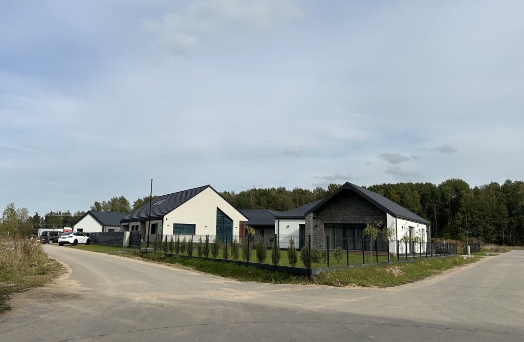 Kunigiškių perlas (namai) (Fazanų g. 3, 5, Putpelių g. 1, 2, 3, 4, 5, 6, 7, 9, 11, Alksnyno g. 18) - Private house community - construction photos