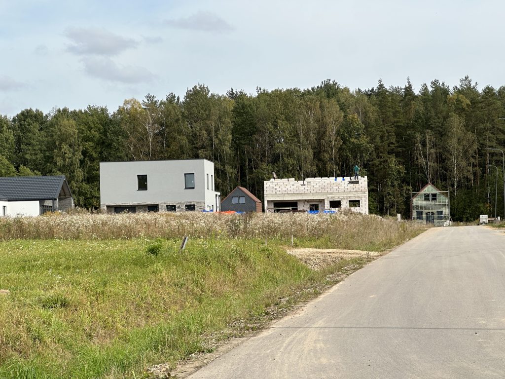 Kunigiškių perlas (namai) (Fazanų g. 3, 5, Putpelių g. 1, 2, 3, 4, 5, 6, 7, 9, 11, Alksnyno g. 18) - Private house community - construction photos