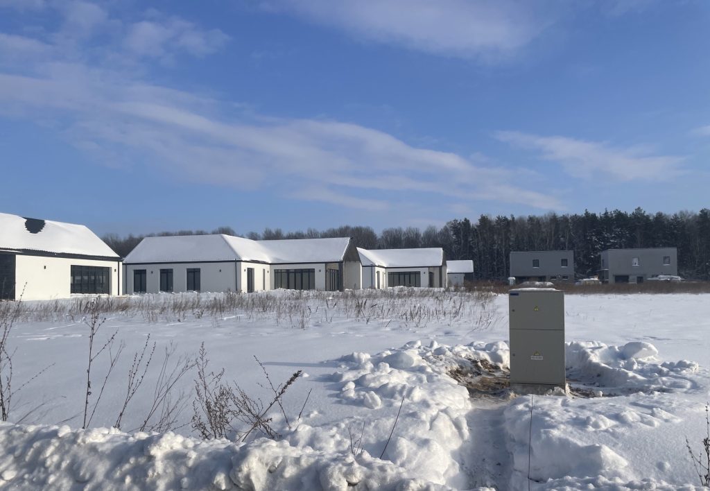 Kunigiškių perlas (namai) (Fazanų g. 3, 5, Putpelių g. 1, 2, 3, 4, 5, 6, 7, 9, 11, Alksnyno g. 18) - Private house community - construction photos