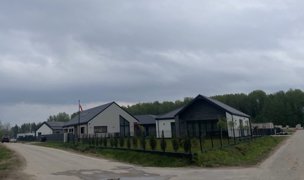 Kunigiškių perlas (namai) (Fazanų g. 3, 5, Putpelių g. 1, 2, 3, 4, 5, 6, 7, 9, 11, Alksnyno g. 18) - Private house community - construction photos