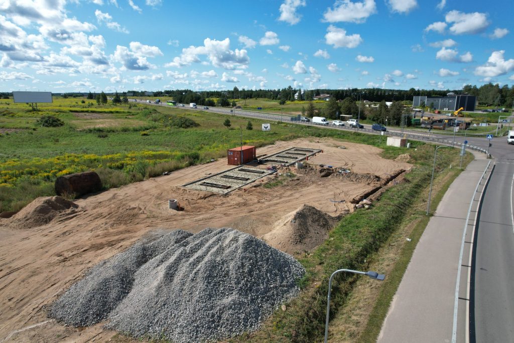 Pelėdų g. 1 (Pelėdų g. 1) - Car wash, Food services, Showroom / Service center - construction photos