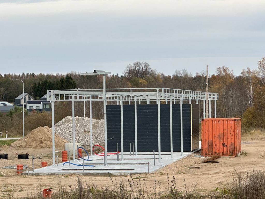 Pelėdų g. 1 (Pelėdų g. 1) - Car wash, Food services, Showroom / Service center - construction photos