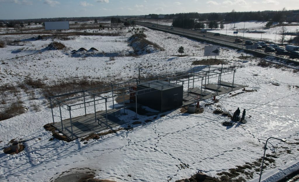 Pelėdų g. 1 (Pelėdų g. 1) - Car wash, Food services, Showroom / Service center - construction photos