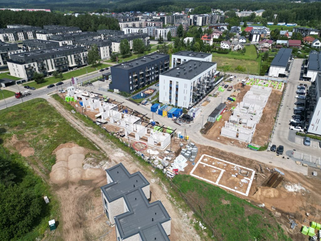 Riverland 3 etapas (sublokuoti namai) (Lazdynėlių g. 57) - Row housing - construction photos