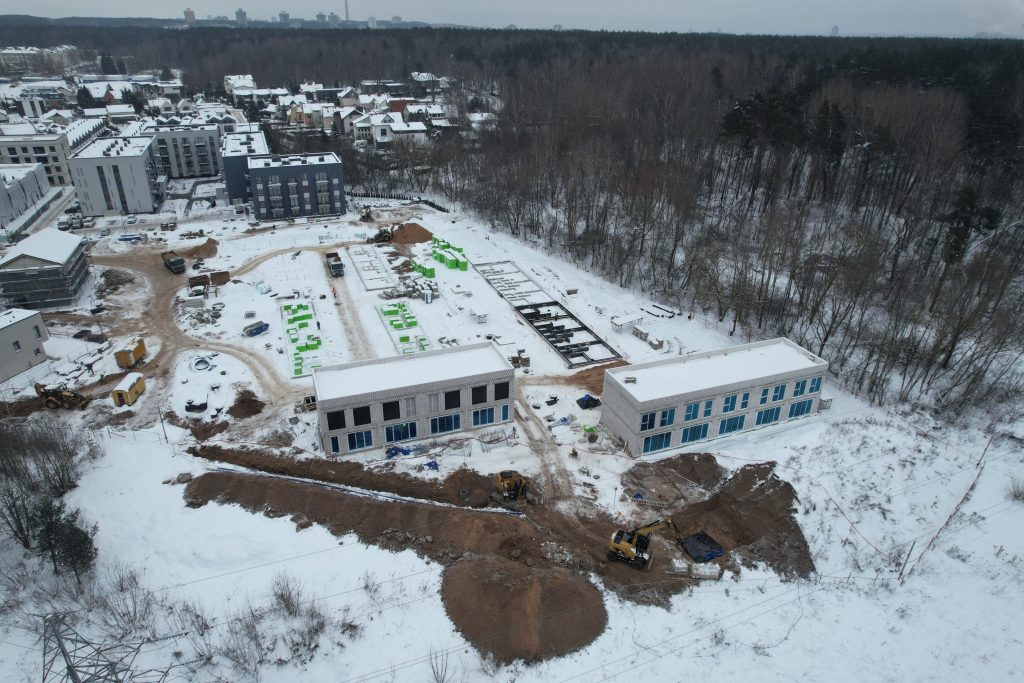 Riverland 3 etapas (sublokuoti namai) (Lazdynėlių g. 57) - Row housing - construction photos