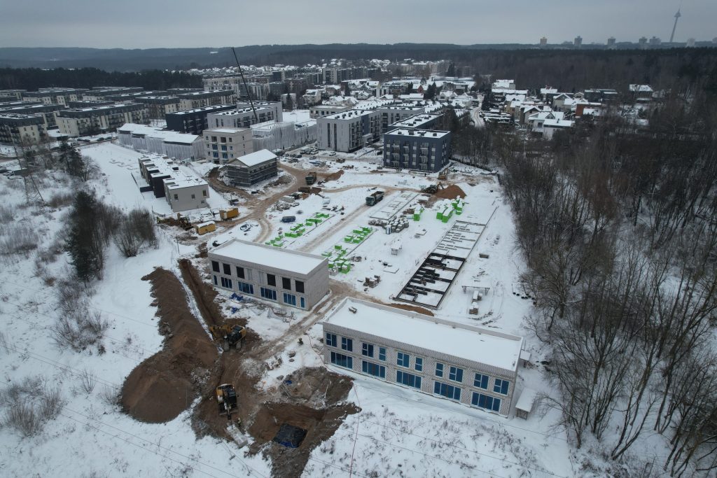 Riverland 3 etapas (sublokuoti namai) (Lazdynėlių g. 57) - Row housing - construction photos