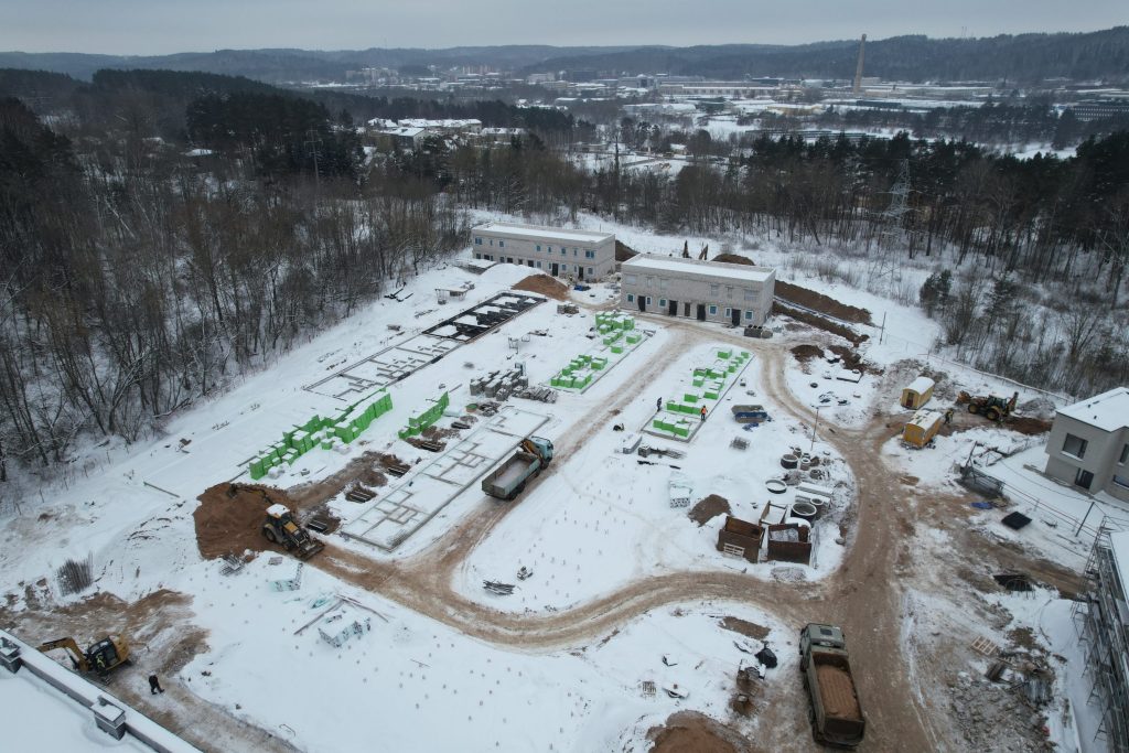 Riverland 3 etapas (sublokuoti namai) (Lazdynėlių g. 57) - Row housing - construction photos