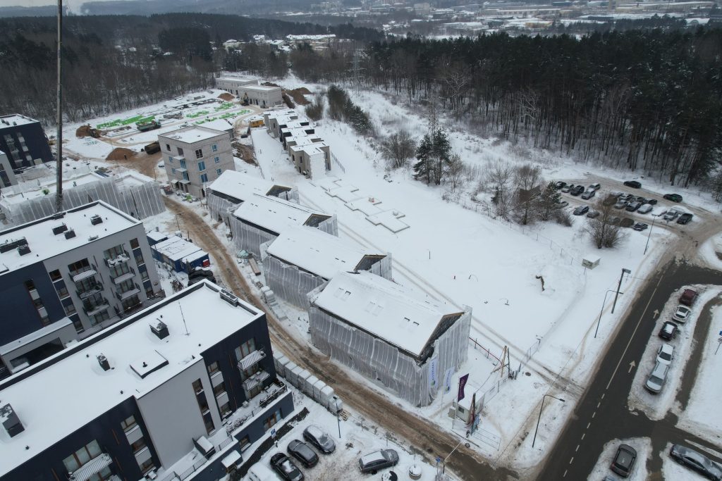 Riverland 3 etapas (sublokuoti namai) (Lazdynėlių g. 57) - Row housing - construction photos