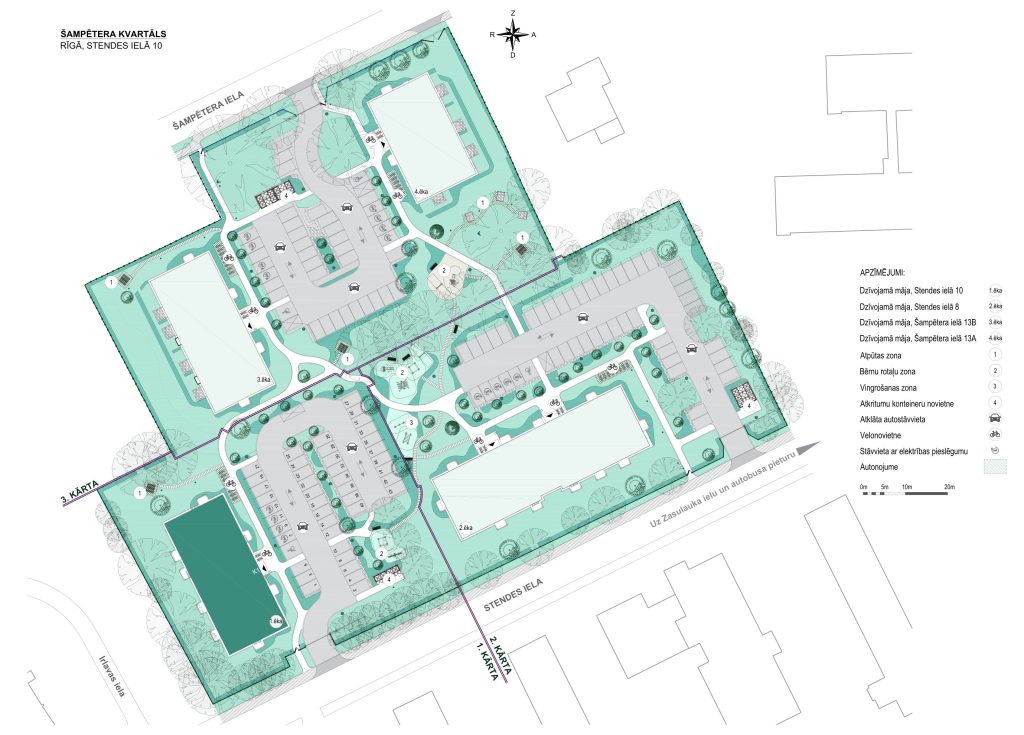 Šampētera kvartāls - 2. kārta, 2. ēka (Stendes iela 8) - Multi apartment - visualization