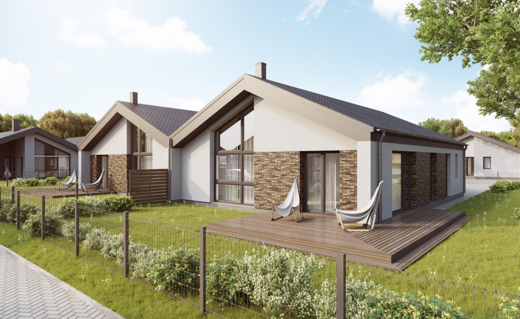 Tarandės vartai 3 etapas (Lubinų g. 15, 17, 19, 21, Avižienių k.) - Privačių namų kvartalas - vizualizacija