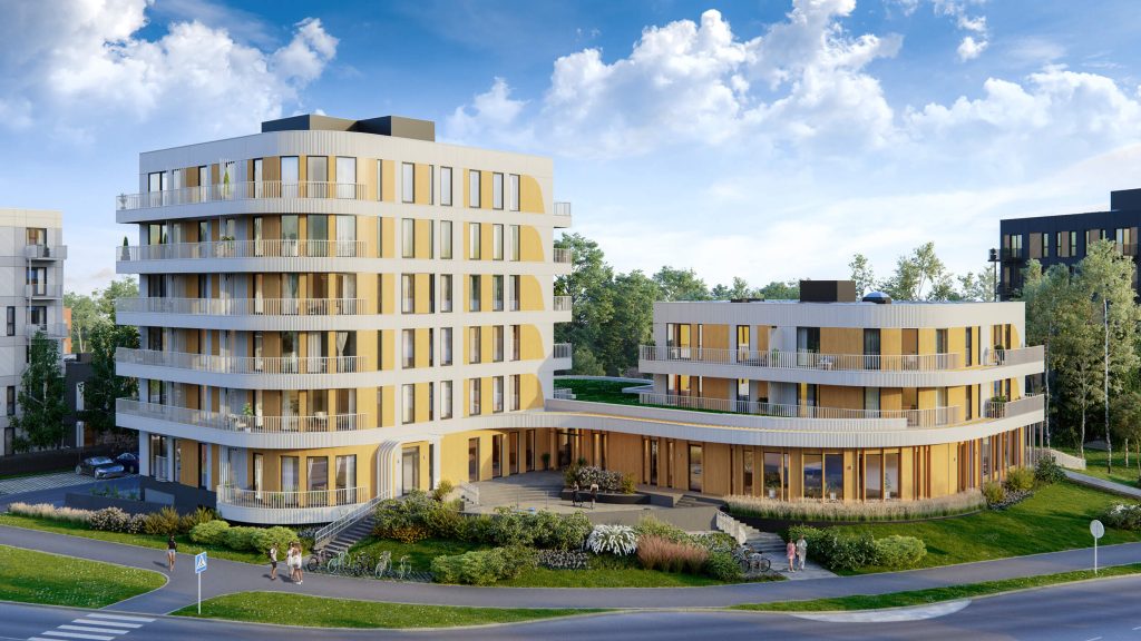 Linnupargi (Ihaste tee 2f) - Daudzdzīvokļu nams, Cita komerciāla - vizualizācija