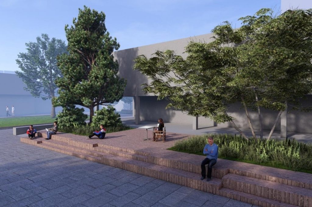 Vėtrungės aikštės atnaujinimas (Architektų g.) - Square - visualization