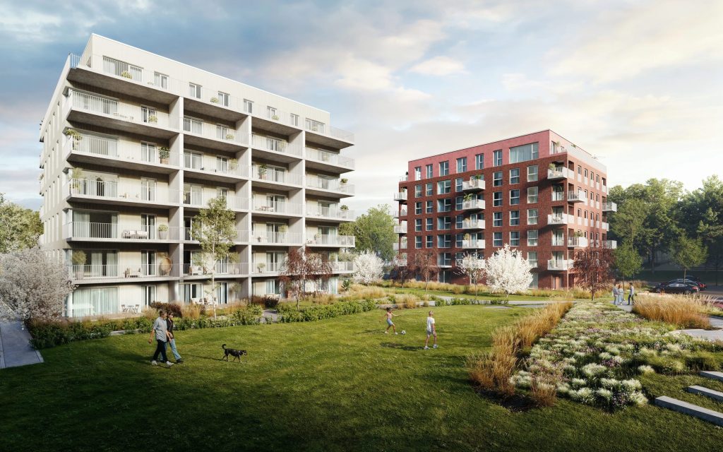 Vītolu Parks - 1. kārta - 2. ēka (Vītolu iela 2) - Korterelamu - visuaalne