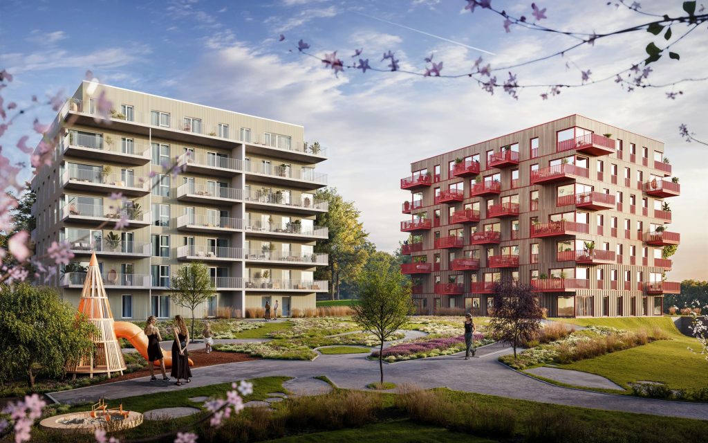 Vītolu Parks - 1. kārta - 2. ēka (Vītolu iela 2) - Korterelamu - visuaalne