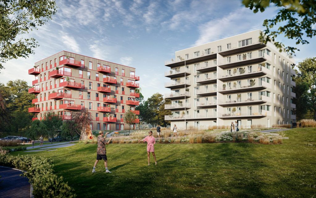 Vītolu Parks - 1. kārta - 2. ēka (Vītolu iela 2) - Korterelamu - visuaalne