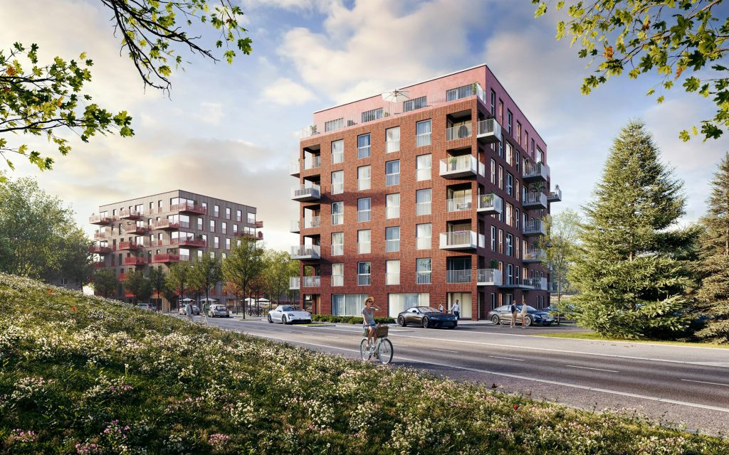 Vītolu Parks - 1. kārta - 2. ēka (Vītolu iela 2) - Korterelamu - visuaalne