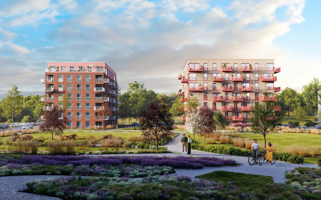 Vītolu Parks 2.kārta (Vītolu iela 2) - Daudzdzīvokļu nams - vizualizācija