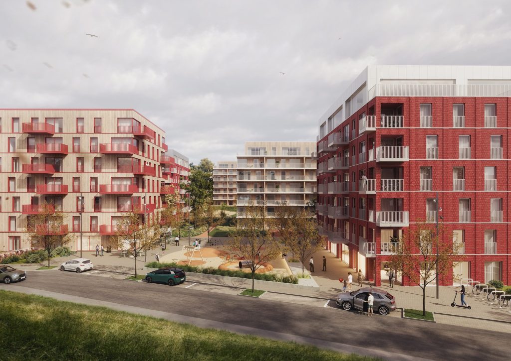 Vītolu Parks 2.kārta (Vītolu iela 2) - Daudzdzīvokļu nams - vizualizācija