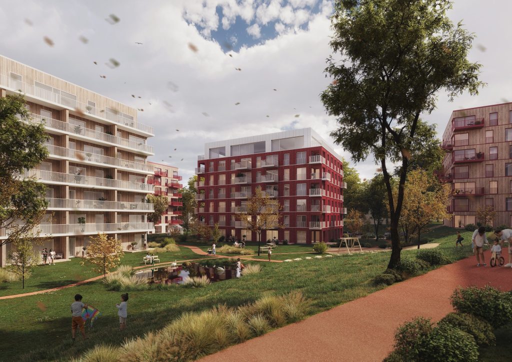 Vītolu Parks 2.kārta (Vītolu iela 2) - Daudzdzīvokļu nams - vizualizācija