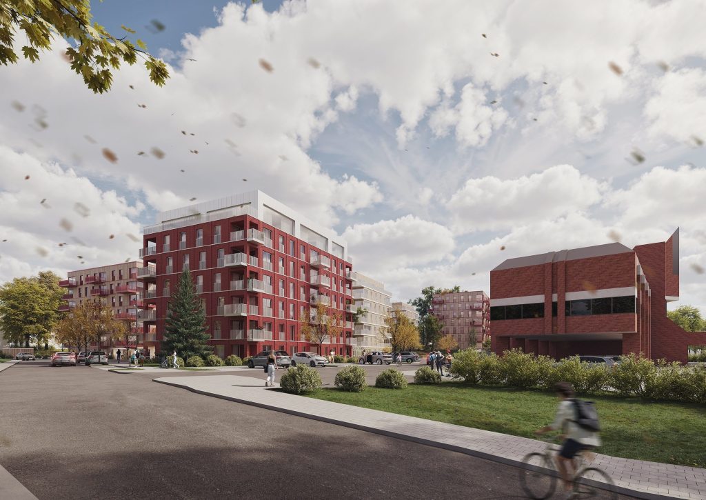 Vītolu Parks - 1. kārta - 1. ēka (Vītolu iela 2) - Daugiabutis - vizualizacija