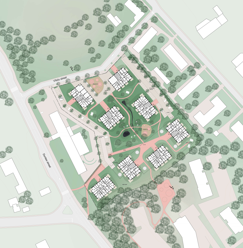 Vītolu Parks 2.kārta (Vītolu iela 2) - Daudzdzīvokļu nams - vizualizācija