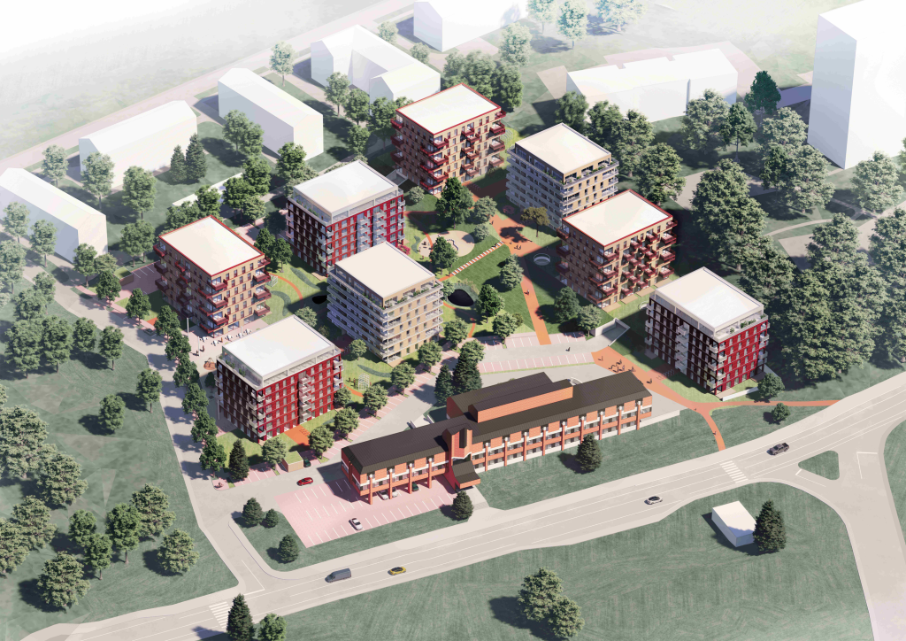 Vītolu Parks 2.kārta (Vītolu iela 2) - Daudzdzīvokļu nams - vizualizācija