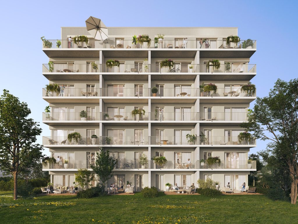 Vītolu Parks - 2. kārta - 4. ēka (Vītolu iela 2) - Korterelamu - visuaalne