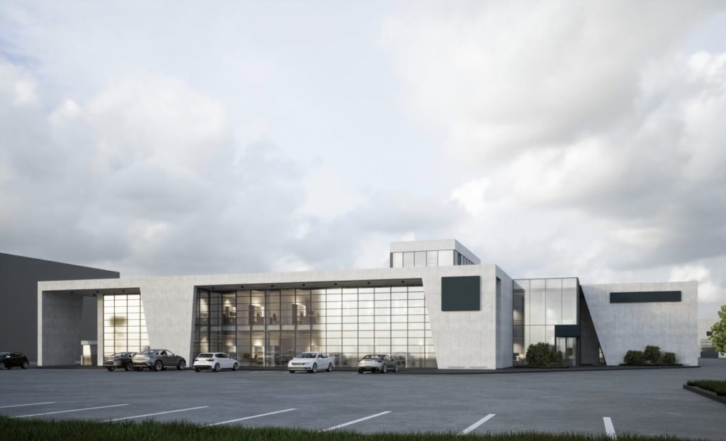 Adampolis - MAN sunkvežimių ir autobusų aptarnavimo centras (Erdvės g. 13, Ramučiai) - Office center, Showroom / Service center - visualization