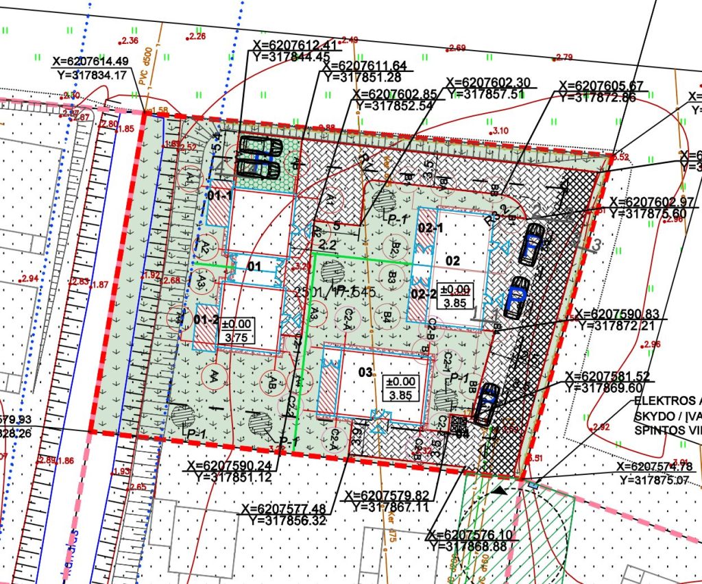 Aido tak. 29 (Aido tak. 29) - Sublokuoti namai - vizualizacija