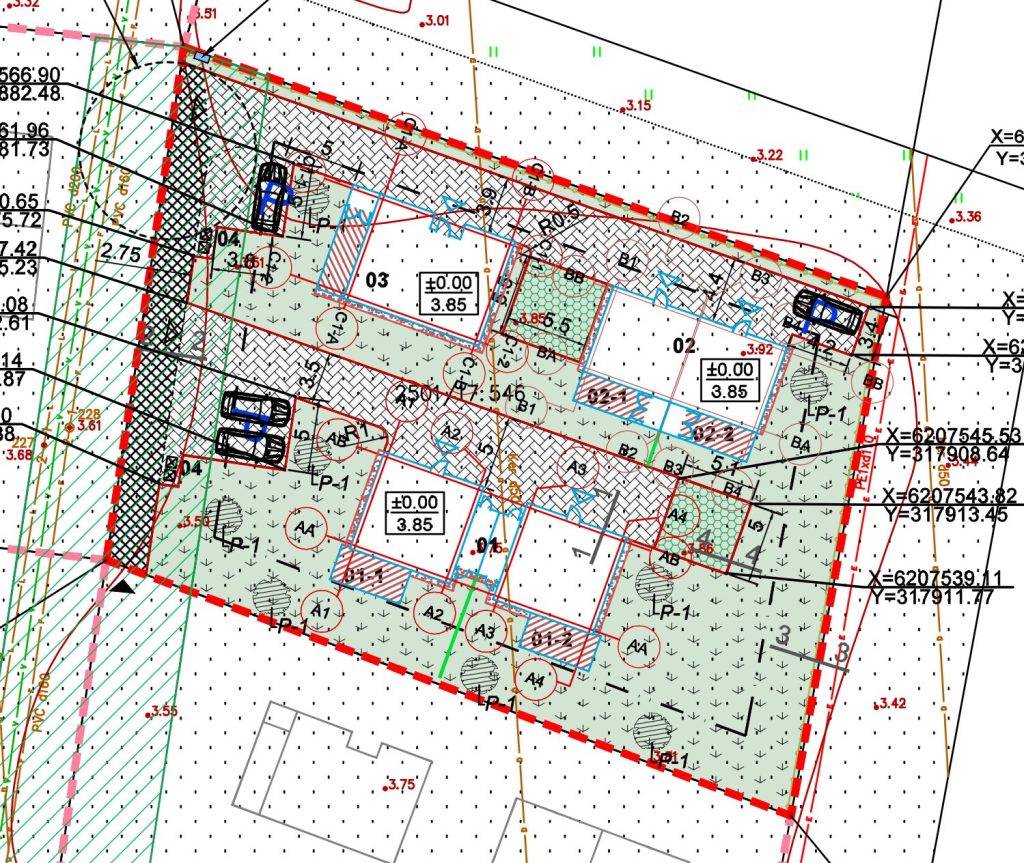 Aido tak. 31 (Aido tak. 31) - Privačių namų kvartalas, Sublokuoti namai - vizualizacija