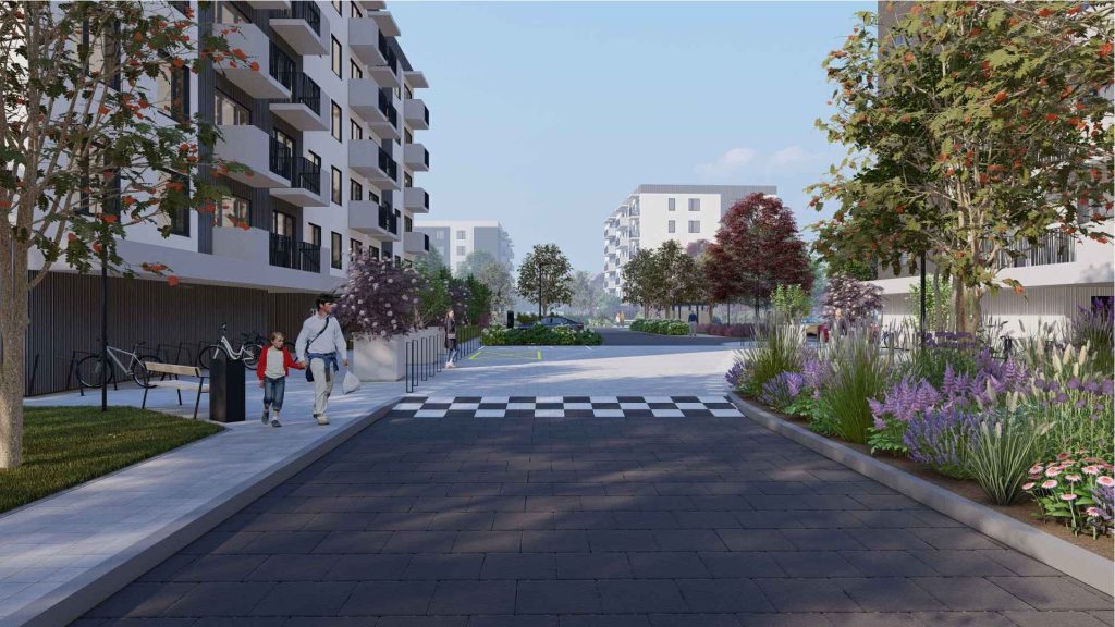 Smilgas II (Brāļu Kaudzīšu iela 37A) - Daugiabutis - vizualizacija