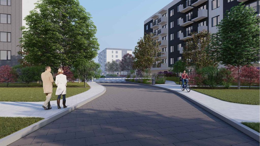 Smilgas II (Brāļu Kaudzīšu iela 37A) - Daugiabutis - vizualizacija